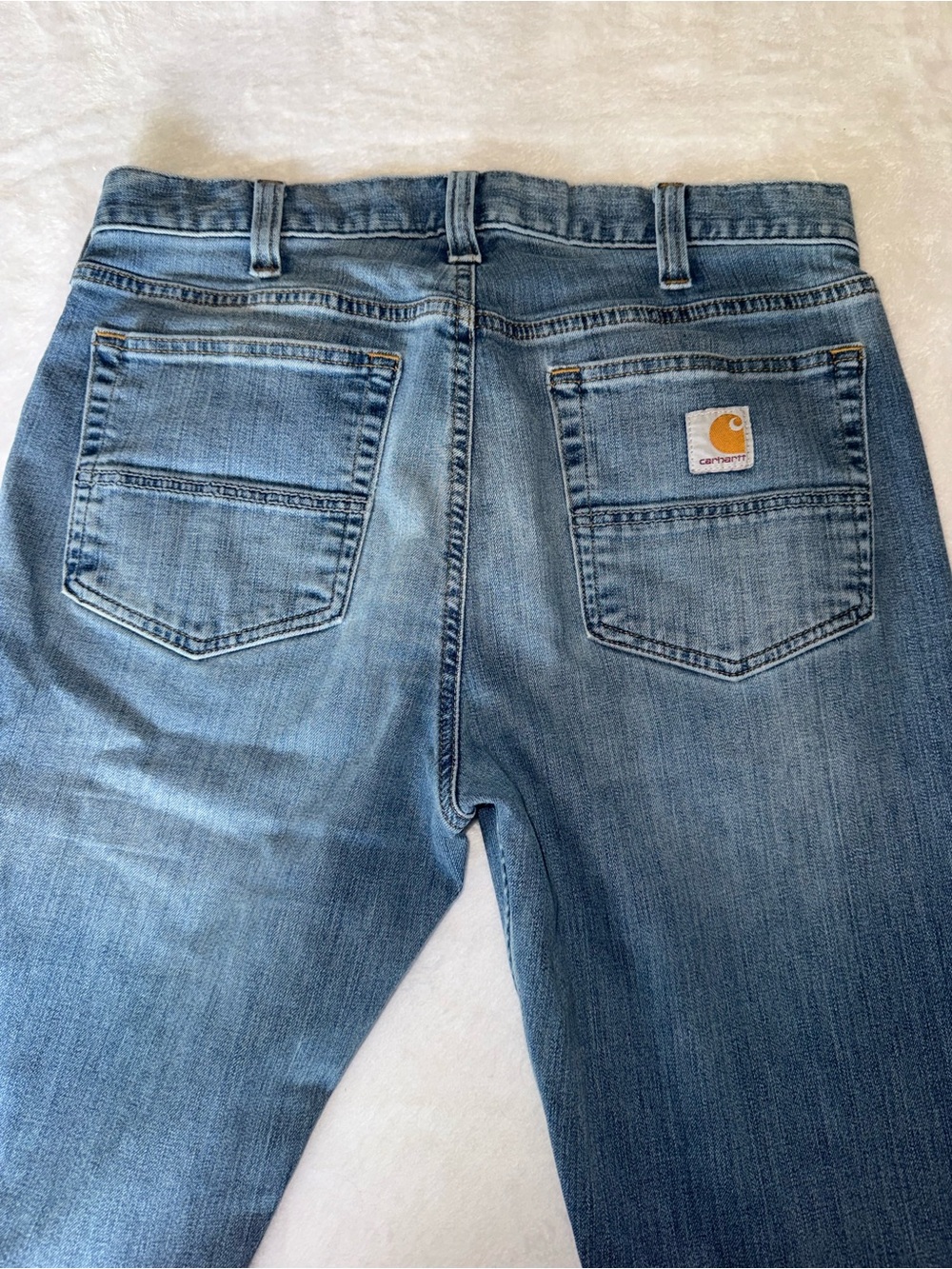 Carhartt Men’s 32x32 Light Wash Straight/Relaxed Fit Jeans